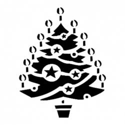 Cadence Çam Ağacı Stencil Şablon D549 - Cadence