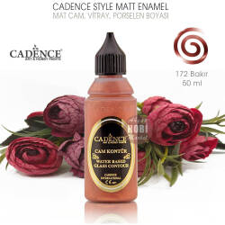 Cadence Cam Vitray Kontür Boyası 172 Bakır Copper 50 ml - Cadence (1)