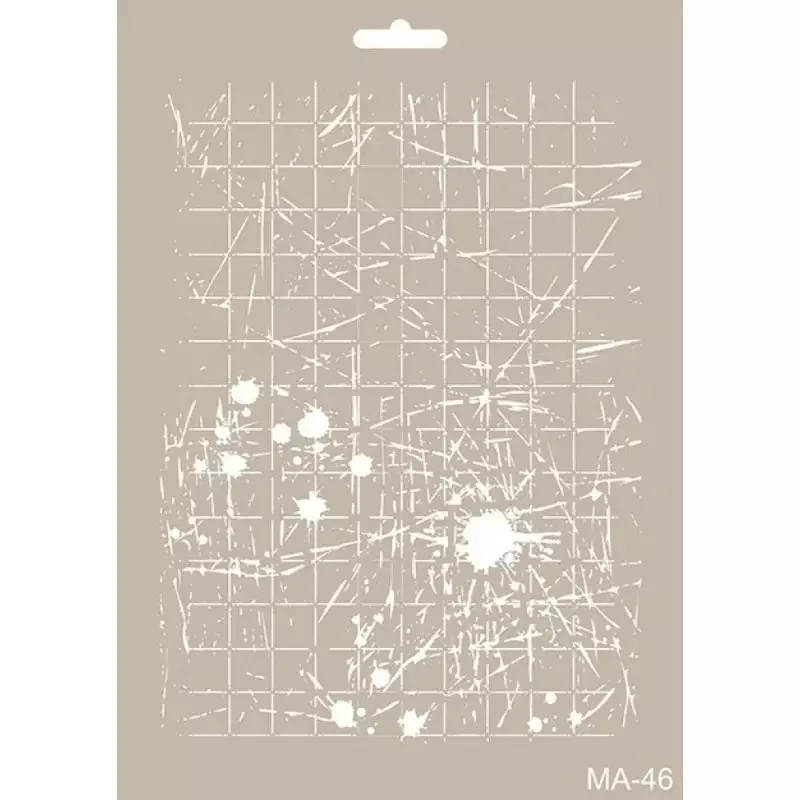 Cadence Çatlak Temalı Mix Media Stencil MA46 - 1