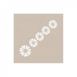 Cadence Çiçek Desenli Stencil Şablon K082 - Cadence