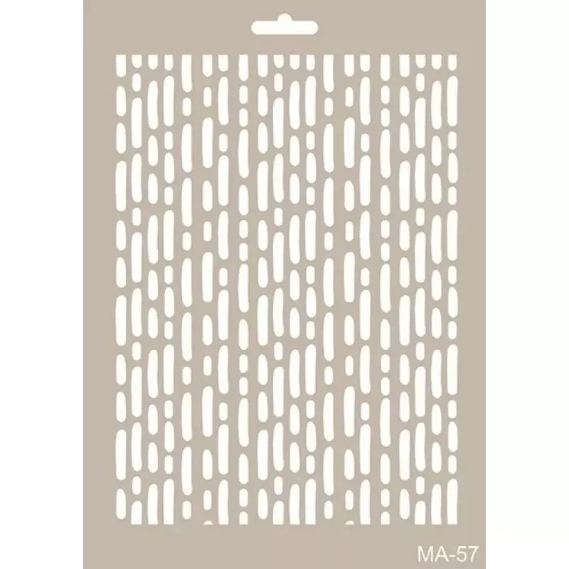 Cadence Çizgili Stencil Şablon MA57 - 1