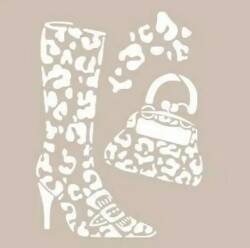 Cadence Çizme Desenli Stencil Şablon AS458 - Cadence