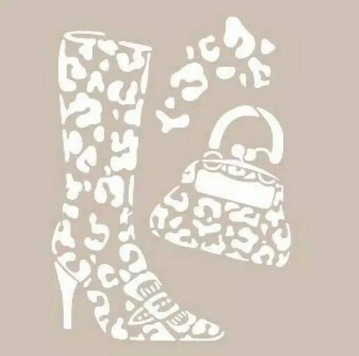 Cadence Çizme Desenli Stencil Şablon AS458 - 1