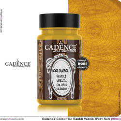 Cadence Colour On Renkli Vernik CV01 Sarı - Cadence