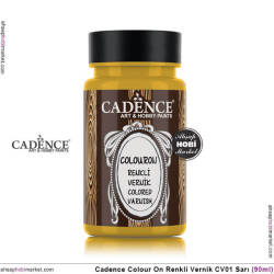 Cadence Colour On Renkli Vernik CV01 Sarı - Cadence (1)