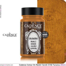 Cadence Colour On Renkli Vernik CV02 Turuncu - Cadence