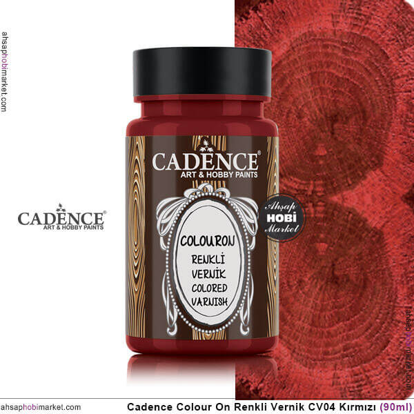 Cadence Colour On Renkli Vernik CV04 Kırmızı - 1