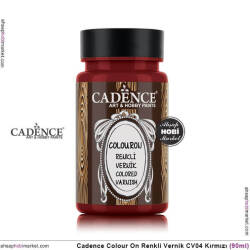 Cadence Colour On Renkli Vernik CV04 Kırmızı - Cadence (1)