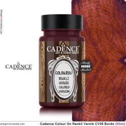 Cadence Colour On Renkli Vernik CV05 Bordo - Cadence