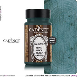 Cadence Colour On Renkli Vernik CV10 Zeytin - Cadence