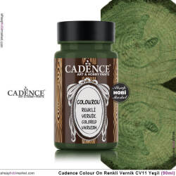 Cadence Colour On Renkli Vernik CV11 Yeşil - Cadence