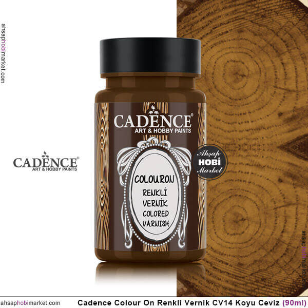 Cadence Colour On Renkli Vernik CV14 Koyu Ceviz - 1