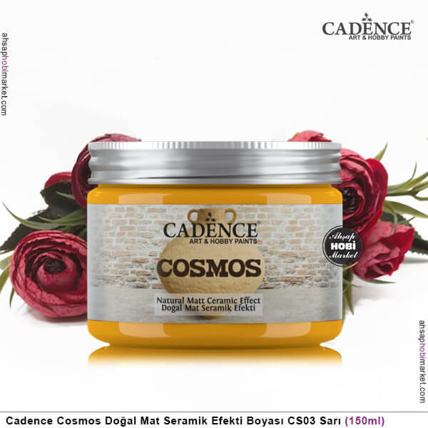 Cadence Cosmos Doğal Mat Seramik Efekti CS03 Sarı - 2