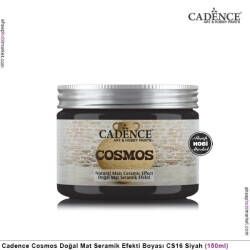 Cadence Cosmos Doğal Mat Seramik Efekti CS16 Siyah - Cadence