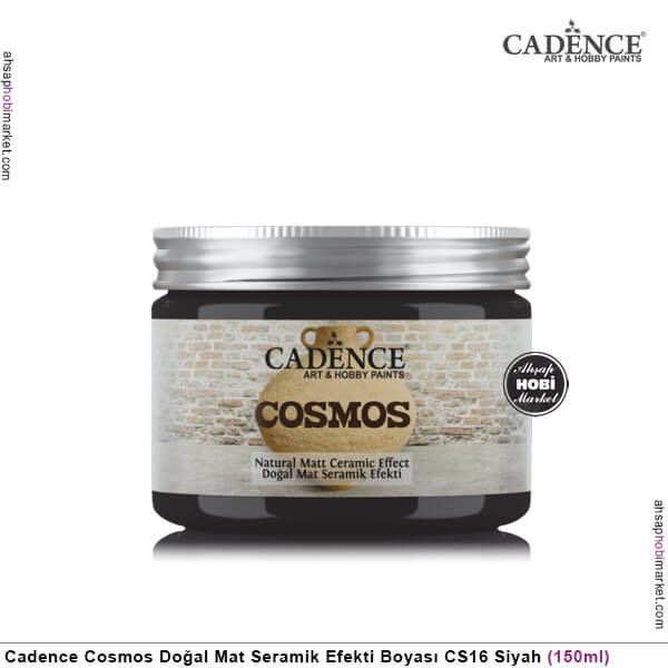 Cadence Cosmos Doğal Mat Seramik Efekti CS16 Siyah - 1