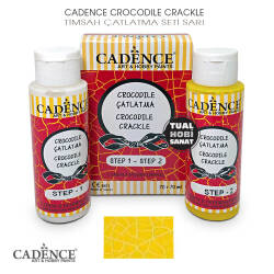 Cadence Crocodile Timsah Çatlatma Medyumu 1004 Sarı - Cadence