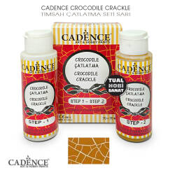 Cadence Crocodile Timsah Çatlatma Medyumu 1005 Oksit Sarı - Cadence