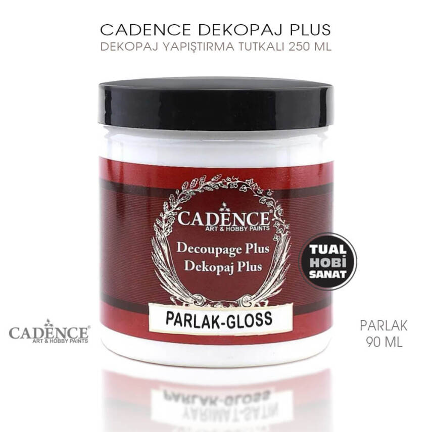 Cadence Dekopaj Plus Tutkalı Parlak 250 ml - 1