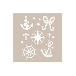 Cadence Denizci Temalı Stencil Şablon AS514 - Cadence