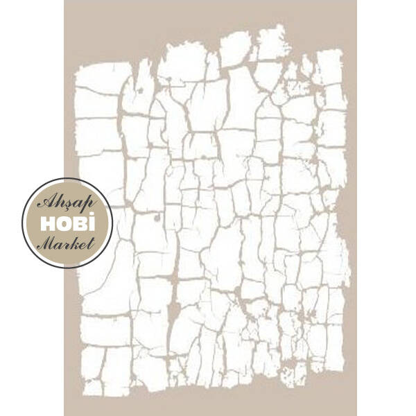 Cadence Deri Dokulu Stencil Şablon AS448 - 1