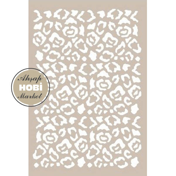 Cadence Deri Dokulu Stencil Şablon AS504 - 1