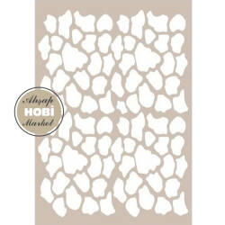 Cadence Deri Dokusu Motifli Stencil Şablon AS505 - Cadence