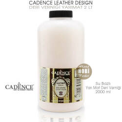 Cadence Deri Verniği Yarı Mat (2000 ml) Leather Varnish (2 Litre) - Cadence