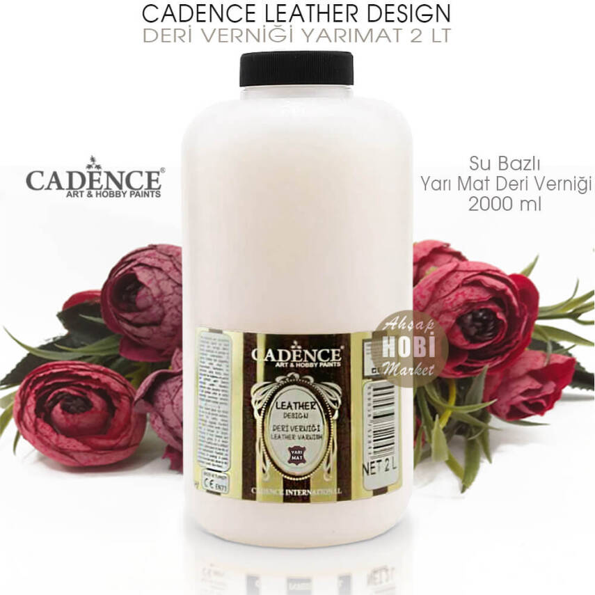 Cadence Deri Verniği Yarı Mat (2000 ml) Leather Varnish (2 Litre) - 2