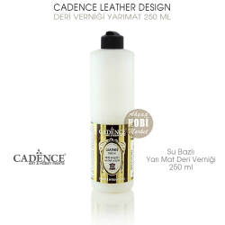 Cadence Deri Verniği Yarı Mat (250 ml) Leather Varnish - Cadence