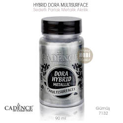 Cadence Dora Hybrid Multisurface Metalik 7132 Gümüş 90 ml - Cadence