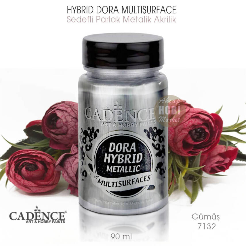 Cadence Dora Hybrid Multisurface Metalik 7132 Gümüş 90 ml - 2
