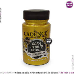 Cadence Dora Hybrid Multisurface Metalik 7136 Rich Gold 90 ml - Cadence