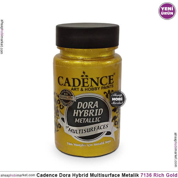 Cadence Dora Hybrid Multisurface Metalik 7136 Rich Gold 90 ml - 1