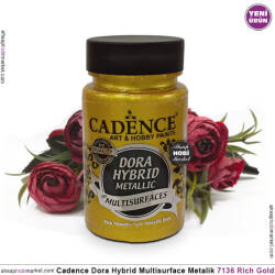 Cadence Dora Hybrid Multisurface Metalik 7136 Rich Gold 90 ml - Cadence (1)