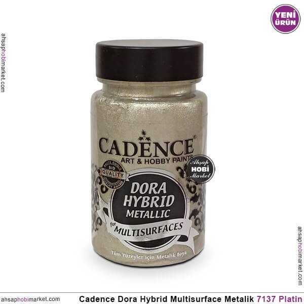 Cadence Dora Hybrid Multisurface Metalik 7137 Platin Rengi 90 ml - 1