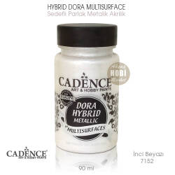 Cadence Dora Hybrid Multisurface Metalik 7152 İnci Beyazı 90 ml - Cadence