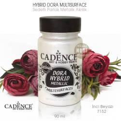 Cadence Dora Hybrid Multisurface Metalik 7152 İnci Beyazı 90 ml - Cadence (1)
