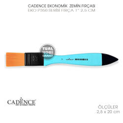 Cadence Ekonomik P350 Serisi No:1 Zemin Boyama Fırçası 2,5 cm - Cadence