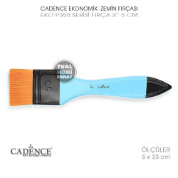 Cadence Ekonomik P350 Serisi No:2 Zemin Boyama Fırçası 5 cm - Cadence