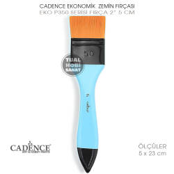 Cadence Ekonomik P350 Serisi No:2 Zemin Boyama Fırçası 5 cm - 3