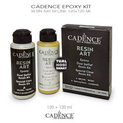 Cadence Epoksi Resin Art Şeffaf Reçine 2x120 ml - Cadence