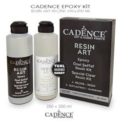 Cadence Epoksi Resin Art Şeffaf Reçine 2x250 ml - Cadence