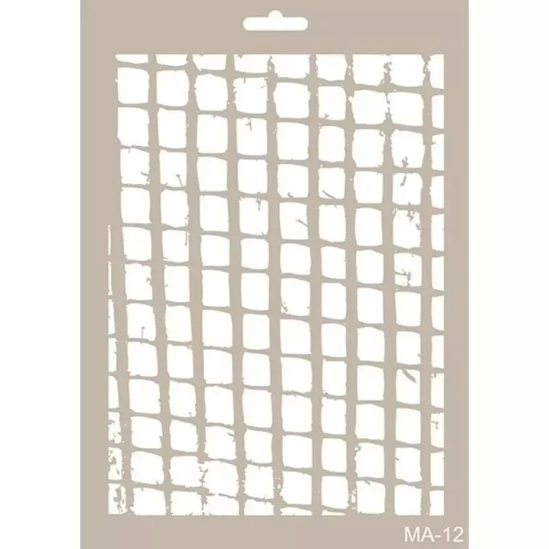 Cadence Eski Taş Duvar Temalı Stencil Şablon MA12 - 1