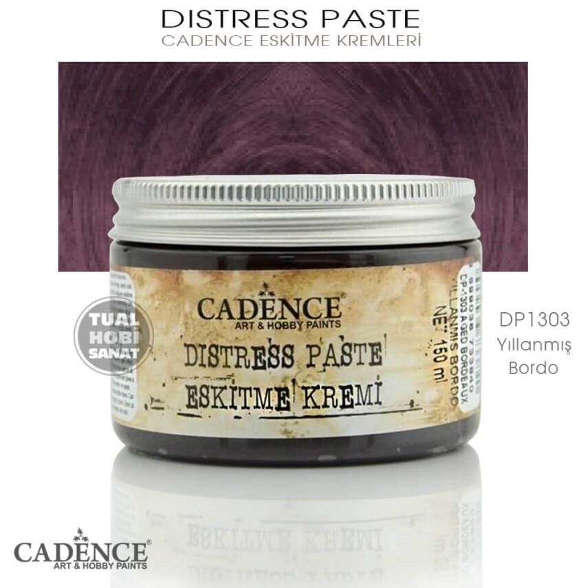 Cadence Eskitme Kremi DP1303 Yıllanmış Bordo - 1
