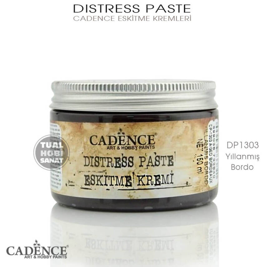 Cadence Eskitme Kremi DP1303 Yıllanmış Bordo - 2