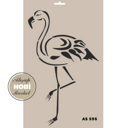 Cadence Flamingo Desenli Stencil Şablon AS595 - Cadence