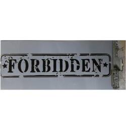 Cadence Forbidden Yasak Temalı Stencil MU73 - Cadence