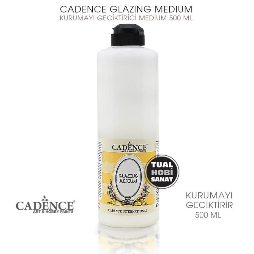 Cadence Glazing Medium 500 ml Kurumayı Geciktirir - 1