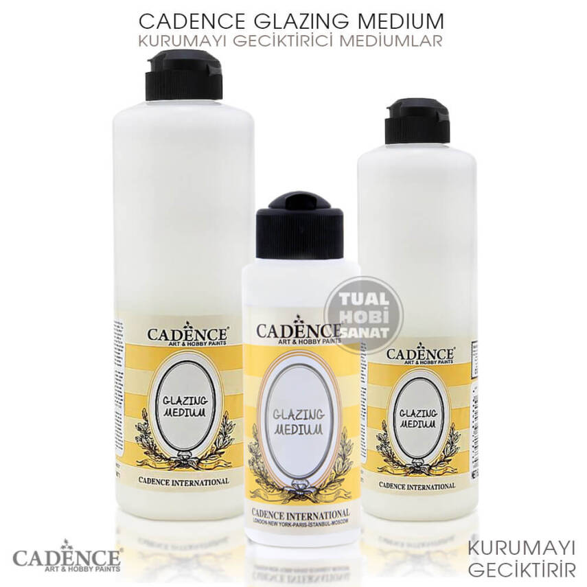 Cadence Glazing Medium 500 ml Kurumayı Geciktirir - 3
