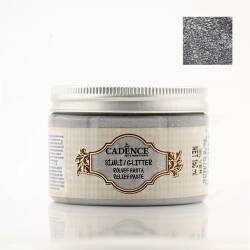 Cadence Glitter Simli Rölyef Pasta 5835 Gümüş 150 ml - Cadence